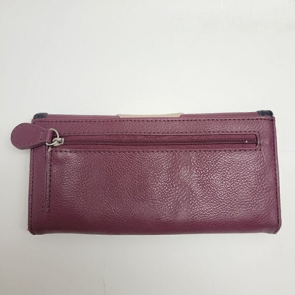 Nine West Plum & Gold Wallet - Picture 3 of 9
